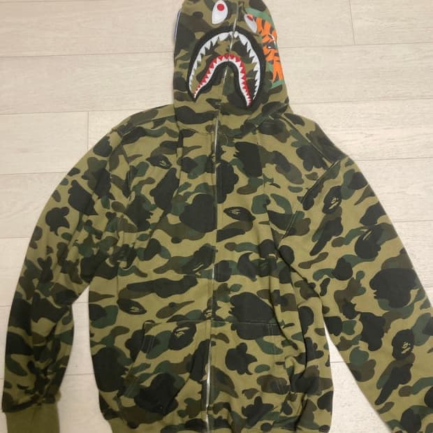 베이프 녹계 정품 2xl 