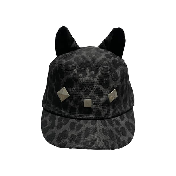 사쿤 레오파드 캣 볼캡 모자