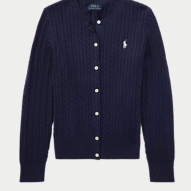 폴로 랄프로렌 네이비 가디건