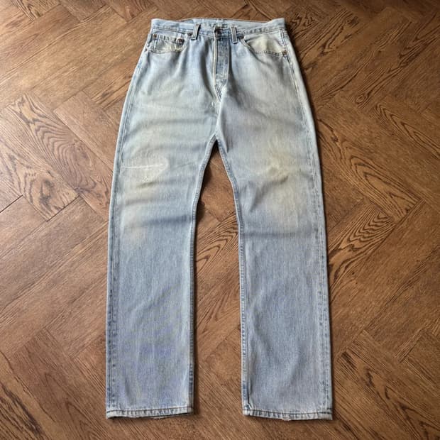 [32]90's 리바이스 Made In USA 501 우먼스 데님 팬츠