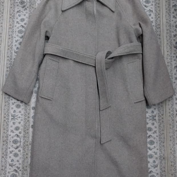 라퍼지스토어 오트밀 울 롱코트 S