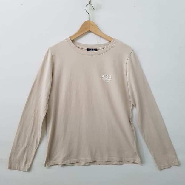 A.P.C. 아페쎄 라운드 티셔츠 모카