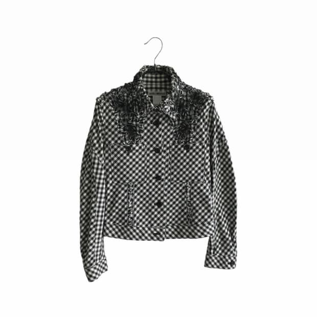 이세이미야케 프릴 자켓 55