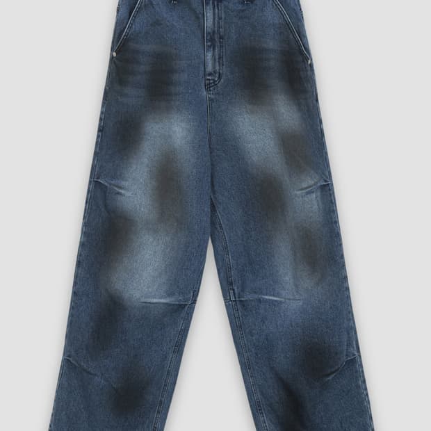 디더블유에스이 DWSE 더티 워싱 데님 팬츠 L