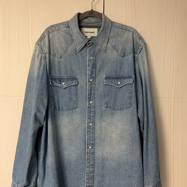 토니웩 웨스턴 데님셔츠 L