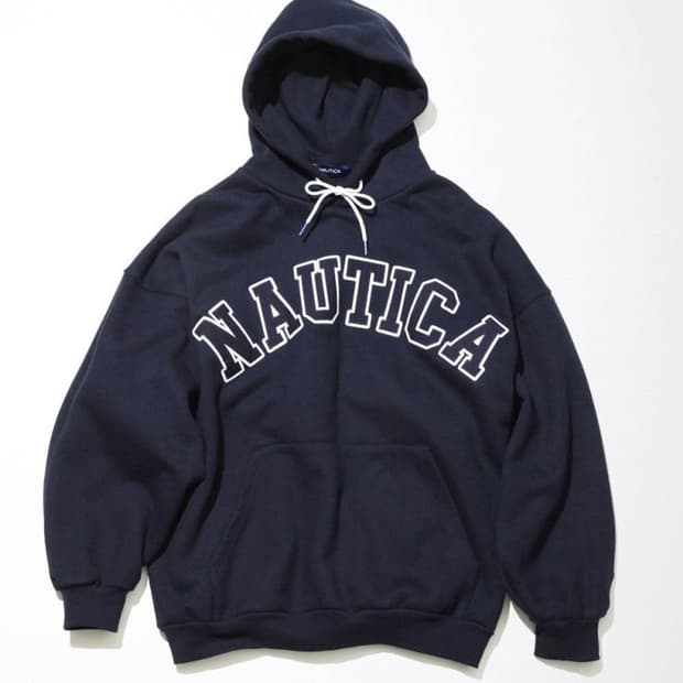 노티카 재팬 헤비 스웻후드 Navy M