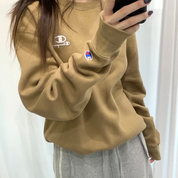 Champion 챔피온 올리브컬러 맨투맨