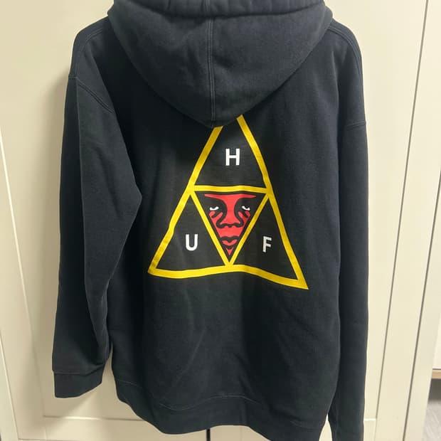 OBEY X HUF 오베이허프 콜라보 후드티셔츠 M