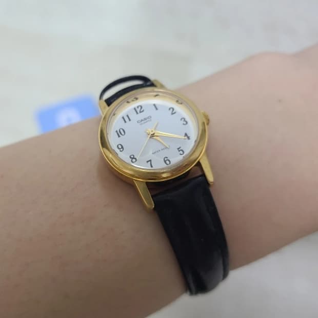 카시오 블랙 손목시계