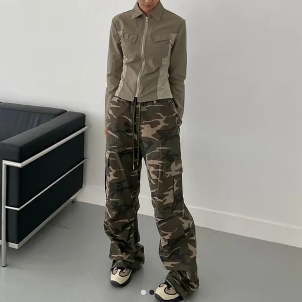 [F] 카모 조거 팬츠