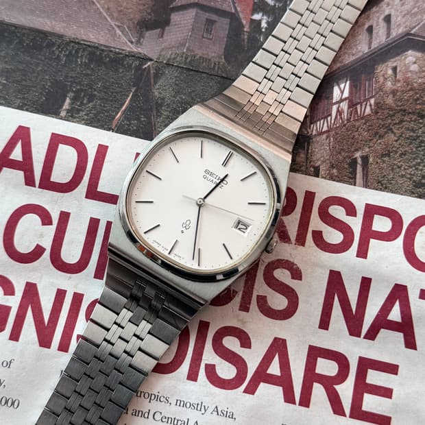 세이코 Seiko 쿼츠 스퀘어 Date