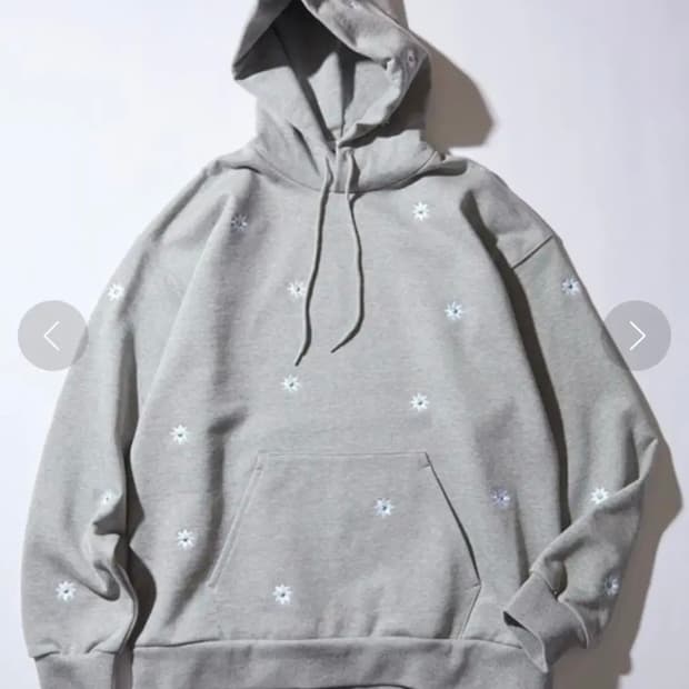 Nick gear(닉 기어) 플라워 기모 후드 S