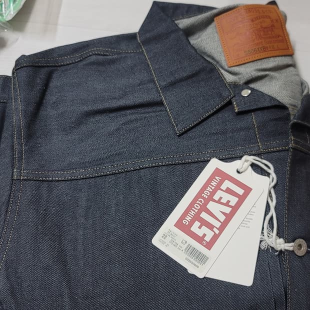 리바이스 S506XX 1944 대전판 XXXL 자켓 인디고  신품 