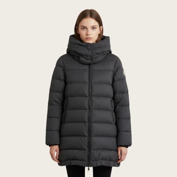 0/ 몽클레어 프릴 구스다운 롱패딩 점퍼