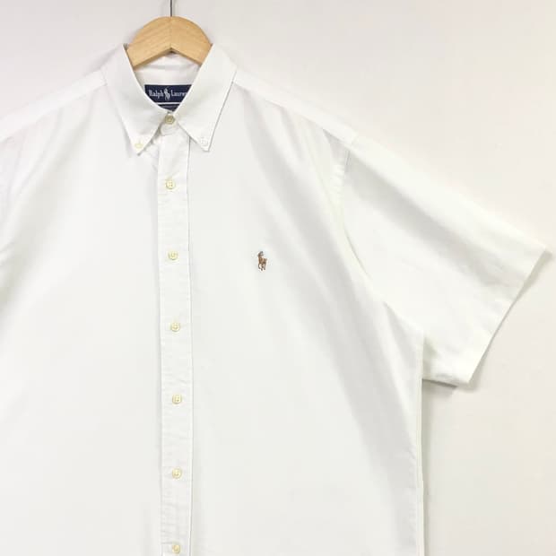 XL 폴로 화이트 셔츠