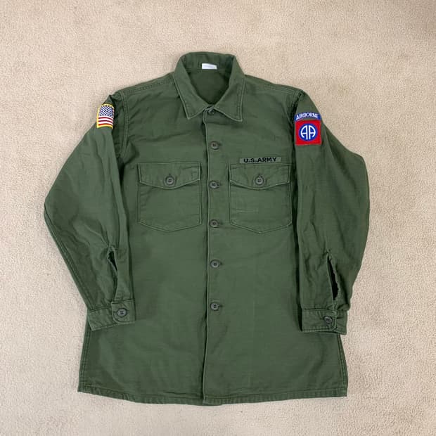 60s 오리지널 미군 OG-107 셔츠(16 1/2x32) 밀리터리