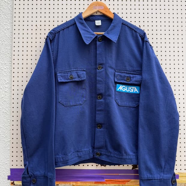 DEADSTOCK 80s ITALIAN AGUSTA 데드스탁 봄버자켓