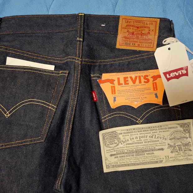 리바이스 LVC 54501 31/34 rigid 새제품