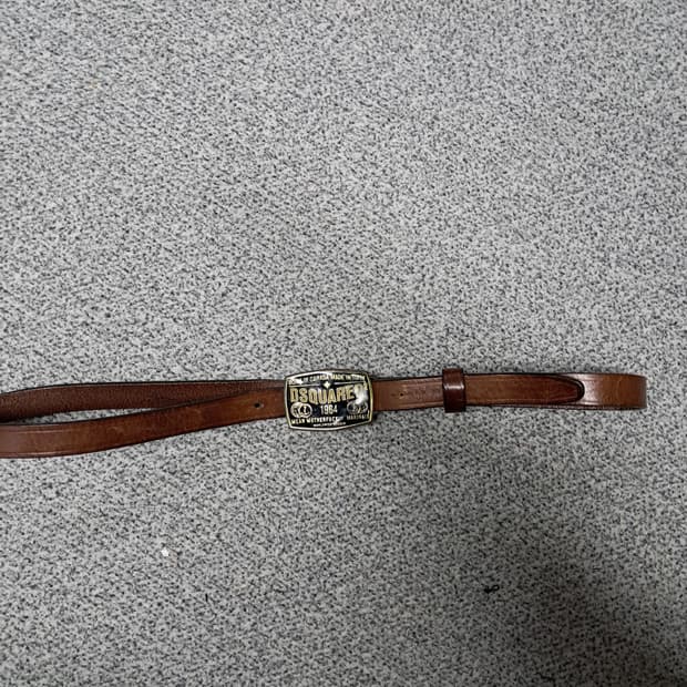 디스퀘어드2 가죽벨트 
