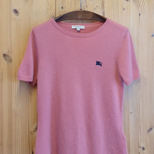 55.버버리 캐시미어 반팔니트