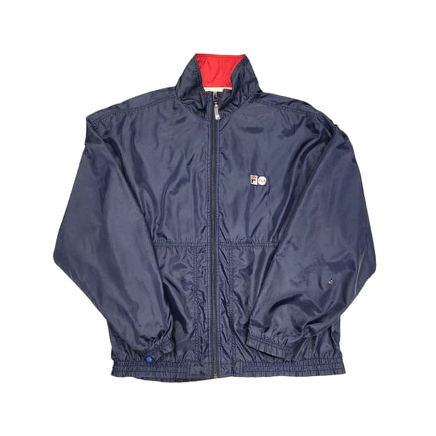 Fila 올드스쿨 빅로고 바람막이 자켓