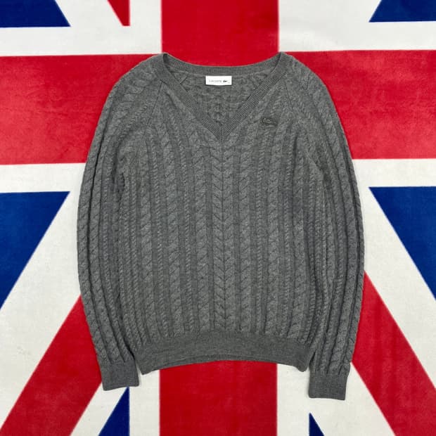 라코스테 브이넥 니트 여성95