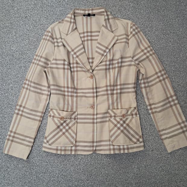 버버리 클래식체크 코튼자켓