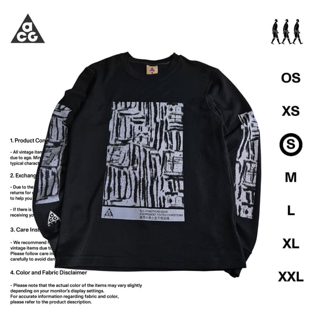 나이키 ACG 와플 롱슬리브 S사이즈