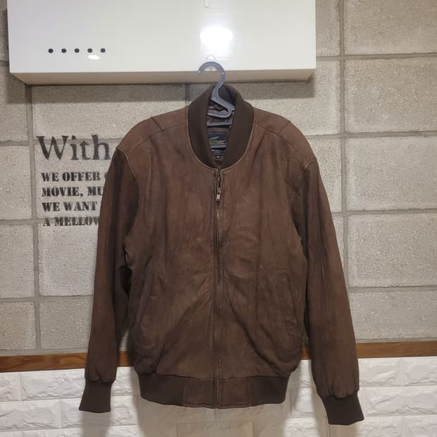 라코스테 90s 양가죽 자켓 95