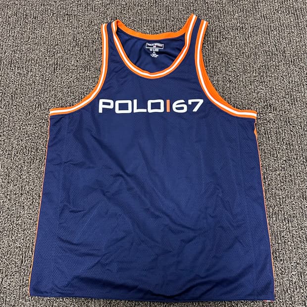 POLO 폴로 스포츠 농구 민소매 나시 운동복 XL
