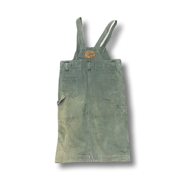 [38] 일본빈티지 멜로즈 데님 워싱 멜빵 스커트