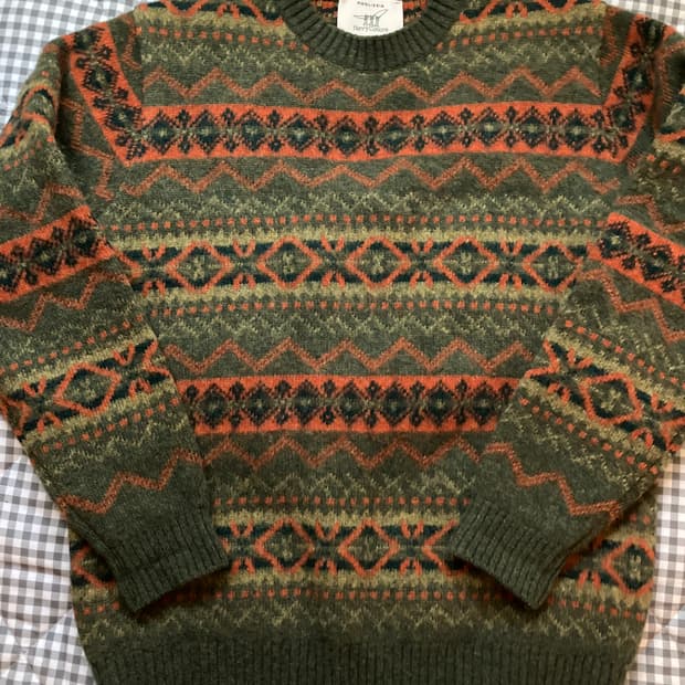 헨리코튼 페어아일 스웨터 니트 46