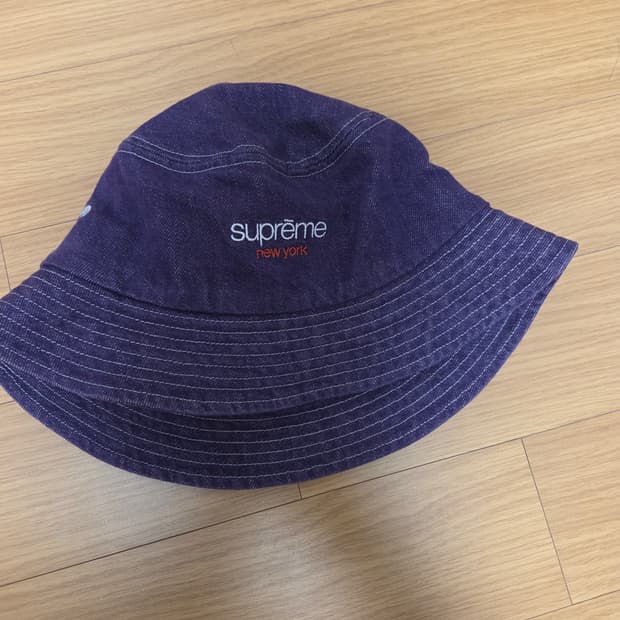 슈프림 데님 버킷햇 25ss
