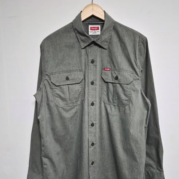 랭글러Wrangler 투포켓 워크 셔츠 M사이즈 - S344