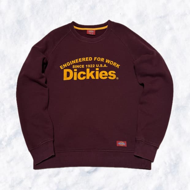 디키즈 버건디 맨투맨