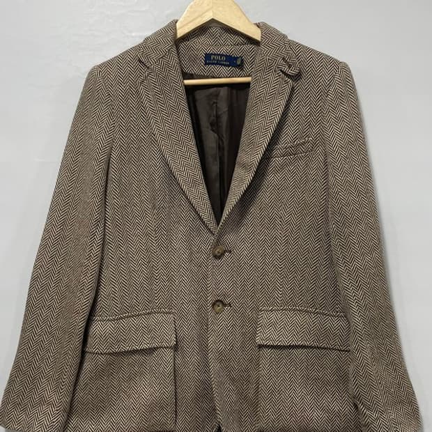 폴로랄프로렌 여성 헤링본 실크 블렌드 블레이저 자켓 4