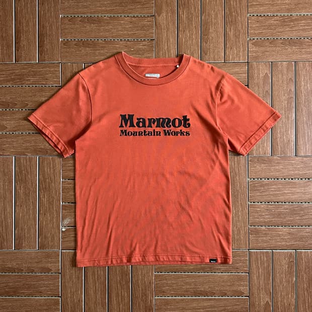 Marmot logo cotton 1/2 tee