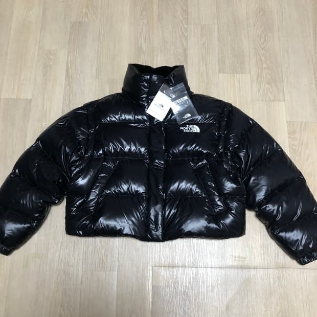 (우먼스 M) 새상품 노스페이스 화이트라벨 글로시 디테쳐블 다운 자켓