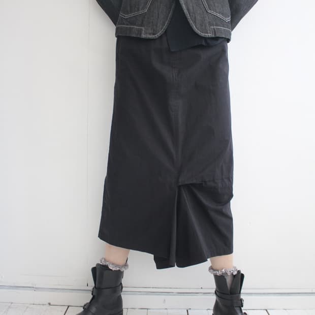 yohji yamamoto y’s double hem skirt pant