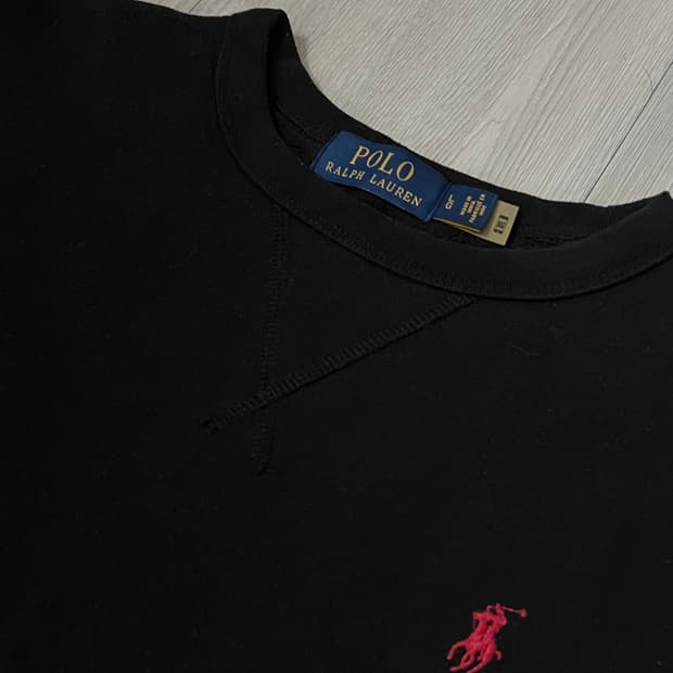 폴로랄프로렌 기모 맨투맨 L 블랙