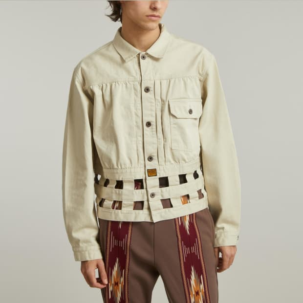 캐피탈 빈티지 새틴 윈도우페인 1st 재킷 키나리 3사이즈