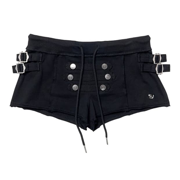 [스키즘인듀싱] 팬츠 RIBBED HUSSAR SHORTS 