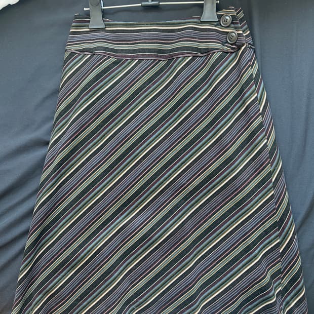 vintage stripe skirt