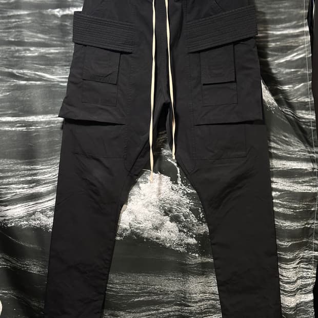 릭오웬스 태권도 크리치 카고 팬츠 S사이즈