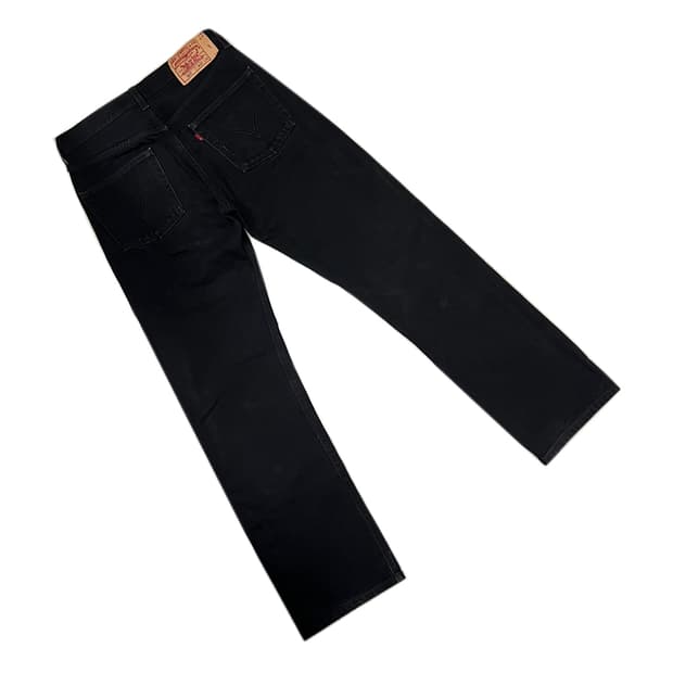 00s 리바이스 501 블랭크탭 흑청 데님 팬츠 32