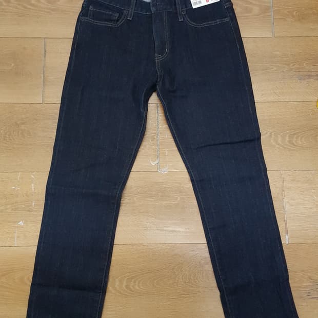 유니클로 청바지 진청 새상품