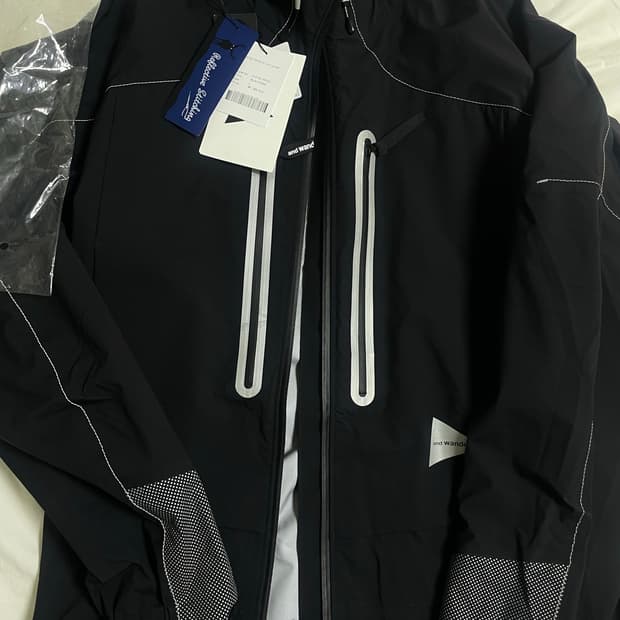 앤드원더 퍼텍스 쉴드 자켓 블랙 L