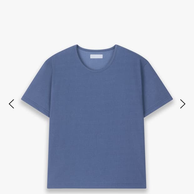 Les Brev t-shirt blue 1 사이즈 새상품