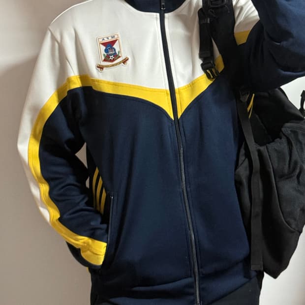 아디다스 올드스쿨 MFA 축구팀 트랙탑 져지 집업XXL