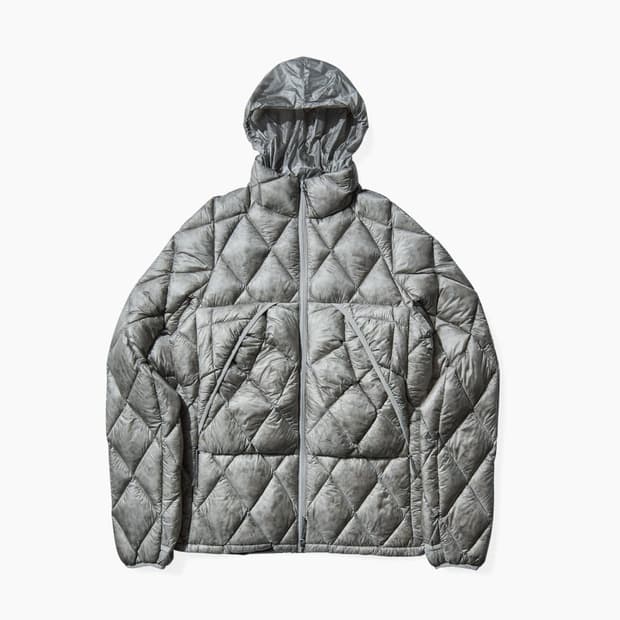 L 로아 roa 누나 800 필 파워 후드 다운 자켓 실버 미개봉 판매